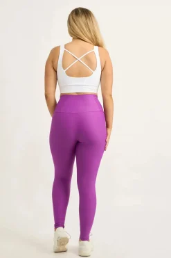 Purple Performance - Tummy Control High Waisted Leggings