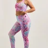 Rainbow Jag Performance - Panel Pocket High Waisted Leggings