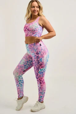 Rainbow Jag Performance - Panel Pocket High Waisted Leggings