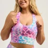 Rainbow Jag Performance - T Back Comfort Crop Top