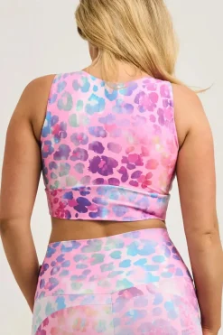 Rainbow Jag Performance - Reversible Comfort Crop Top