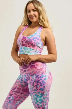 Rainbow Jag Performance - T Back Comfort Crop Top