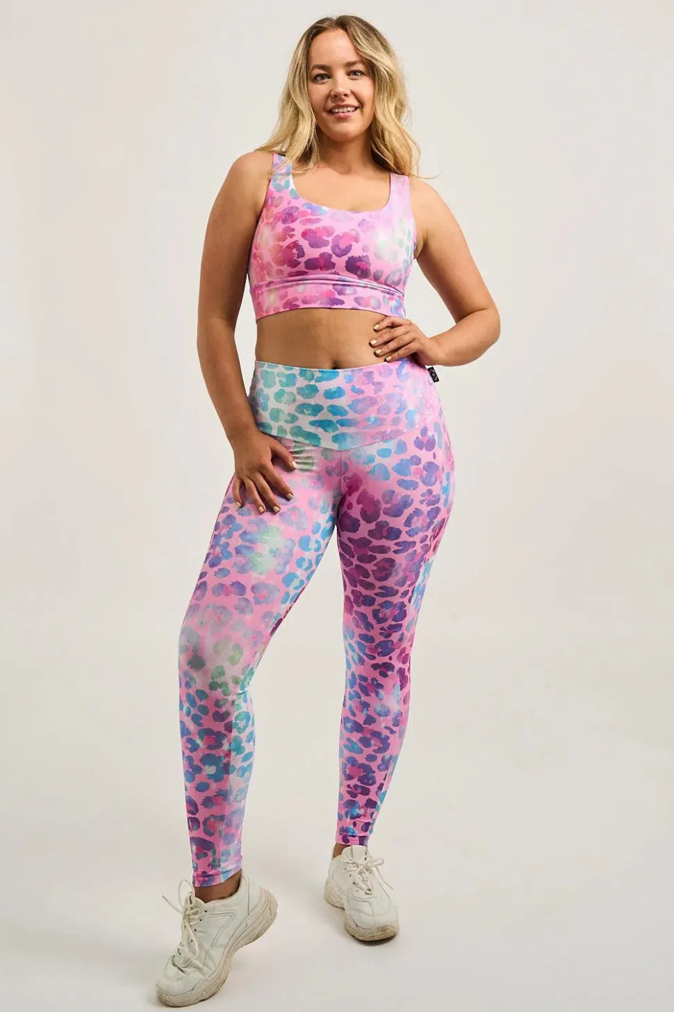 Rainbow Jag Performance - Panel Pocket High Waisted Leggings