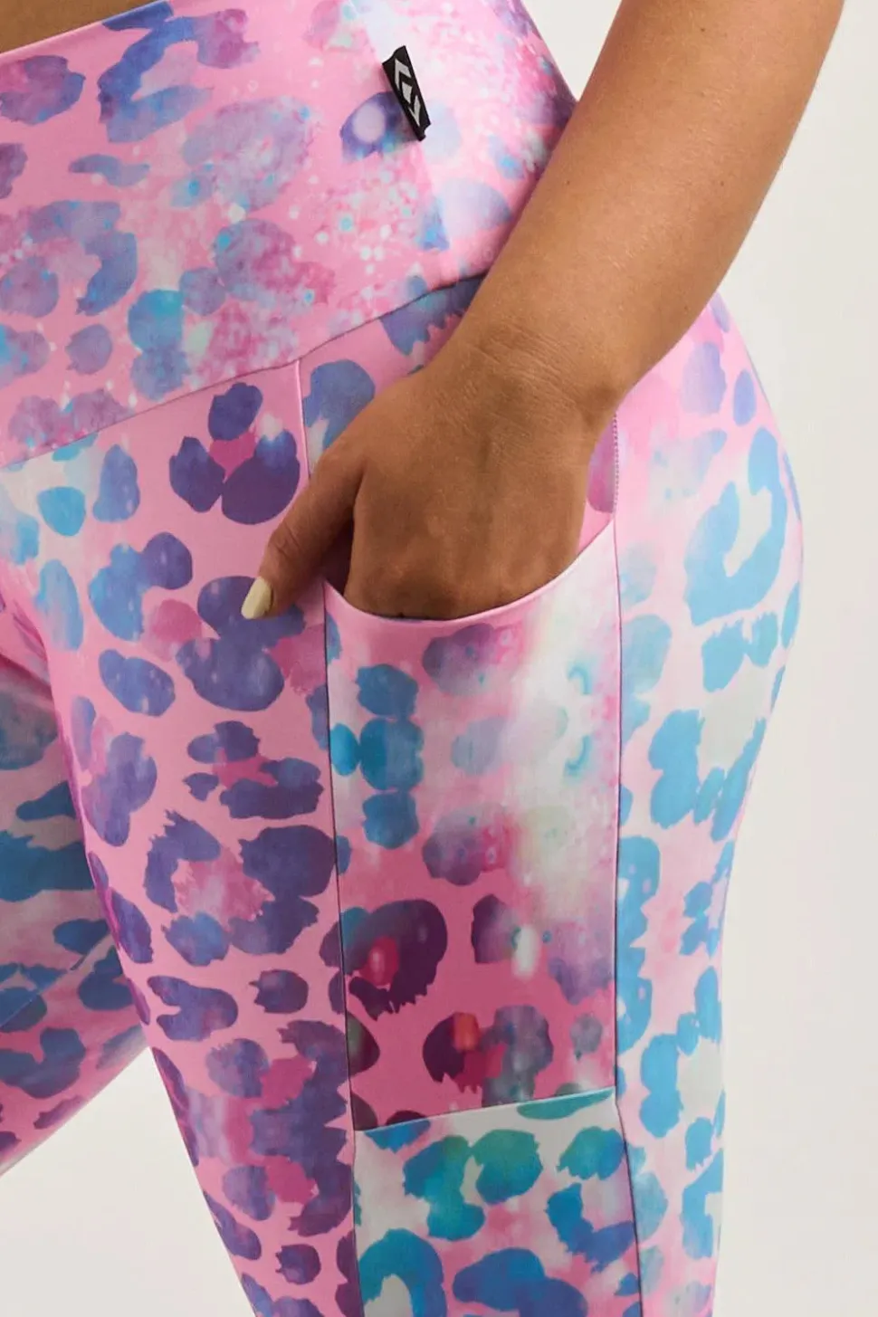 Rainbow Jag Performance - Panel Pocket High Waisted Leggings