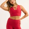 Red Performance - Reversible Comfort Crop Top