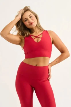 Red Performance - Reversible Comfort Crop Top