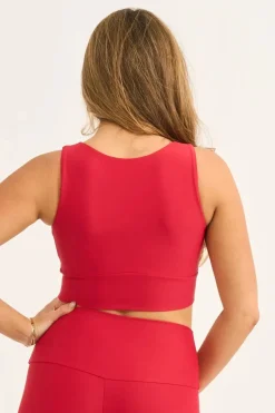 Red Performance - Reversible Comfort Crop Top