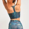 Rock Around The Peacock Performance - T Back Comfort Crop Top