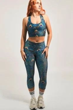Rock Around The Peacock Performance - T Back Comfort Crop Top