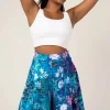Silky Basketball Palazzo Short - Mermaid Mafia