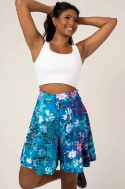Silky Basketball Palazzo Short - Mermaid Mafia