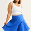 Silky Basketball Palazzo Short - Electric Blue