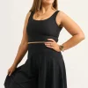 Silky Basketball Palazzo Short - Black Exotic Touch Jag