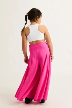 Silky Kids Palazzo Pant - Candy Pink
