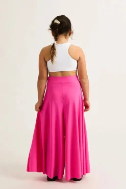 Silky Kids Palazzo Pant - Candy Pink