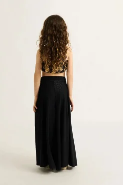 Silky Kids Palazzo Pant - Black Exotic Touch Jag