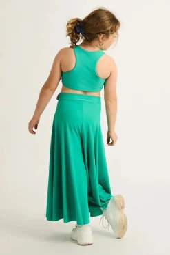 Silky Kids Palazzo Pant - Jade