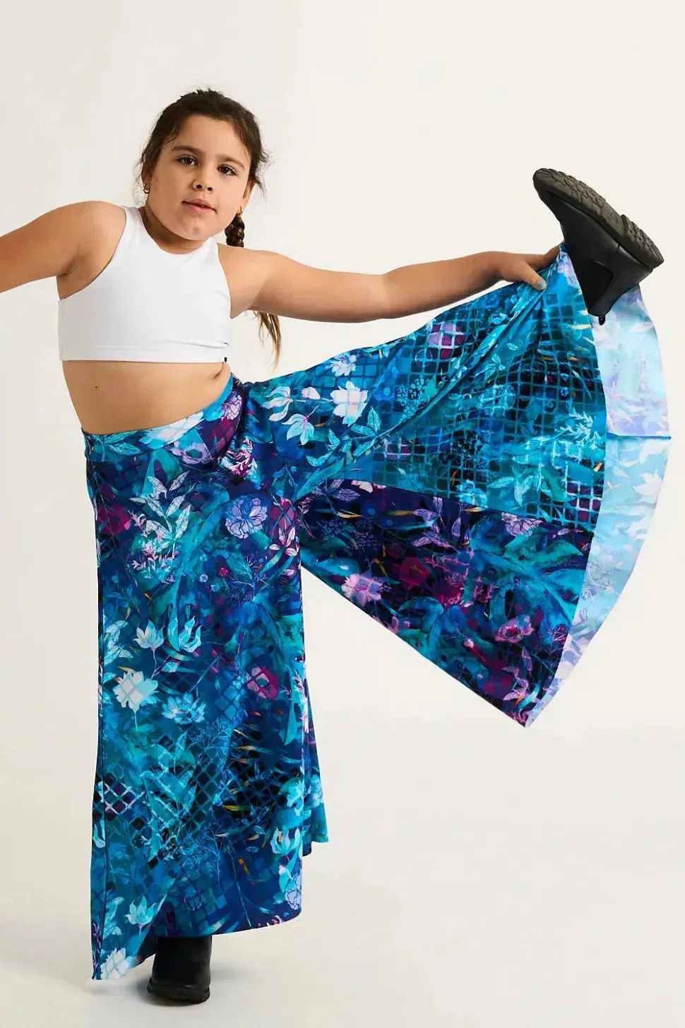 Silky Kids Palazzo Pant - Mermaid Mafia