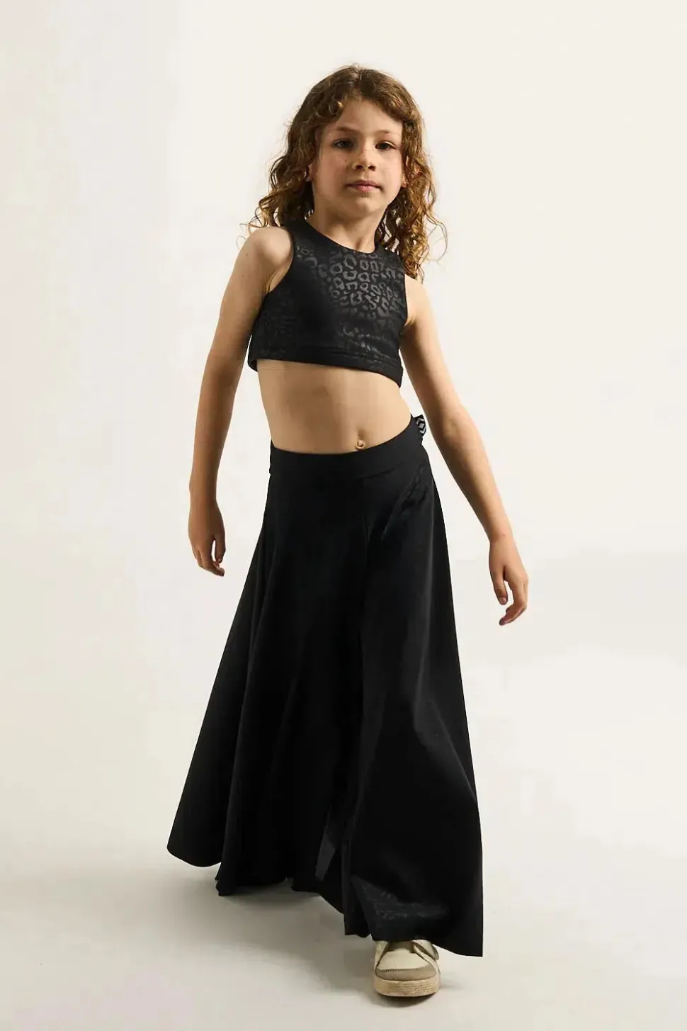 Silky Kids Palazzo Pant - Black Exotic Touch Jag