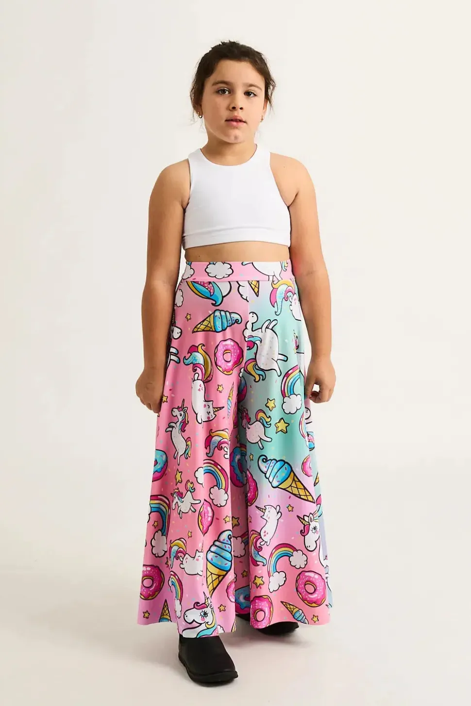 Silky Kids Palazzo Pant - Unicorn