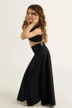 Silky Kids Palazzo Pant - Black Exotic Touch Jag