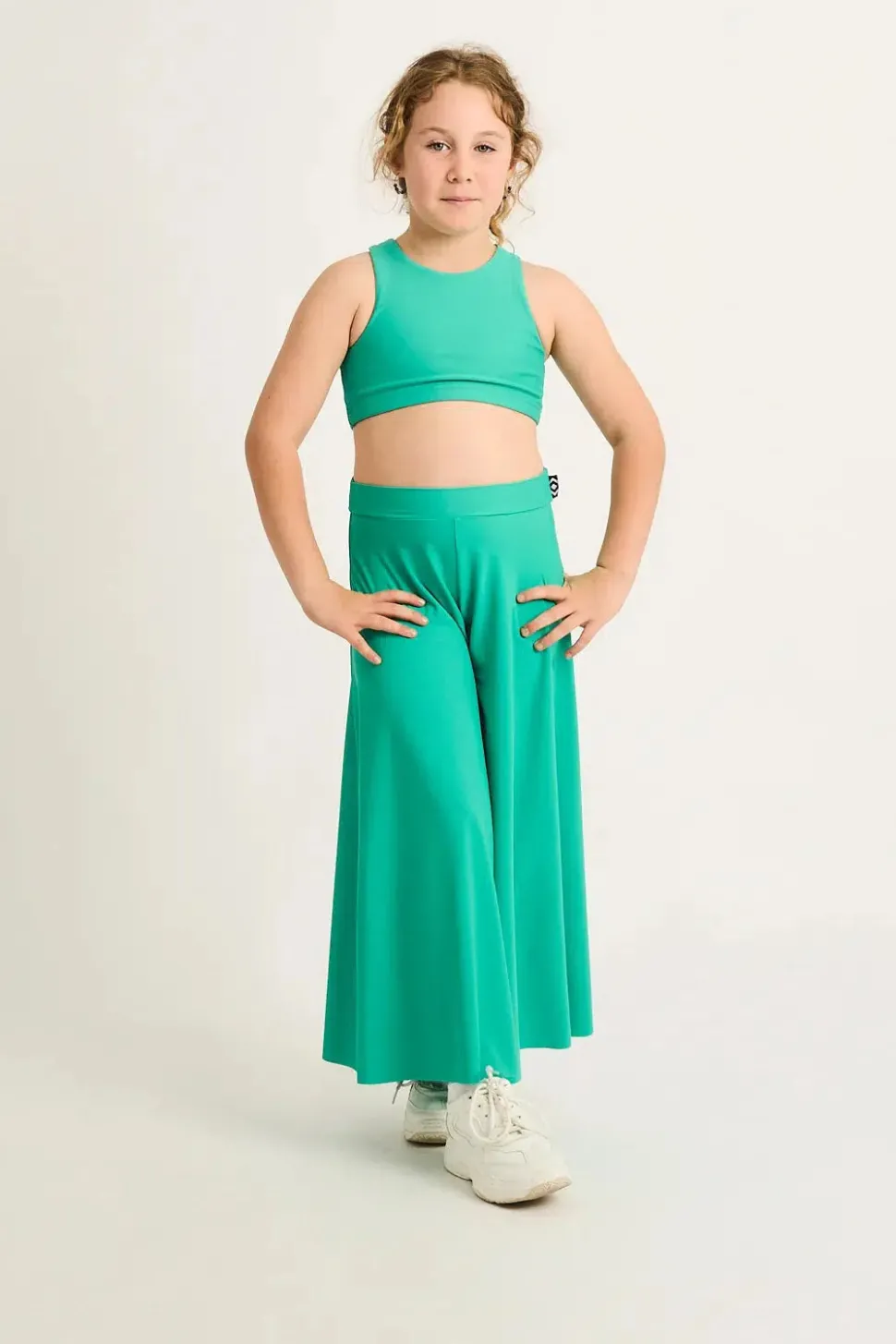 Silky Kids Palazzo Pant - Jade