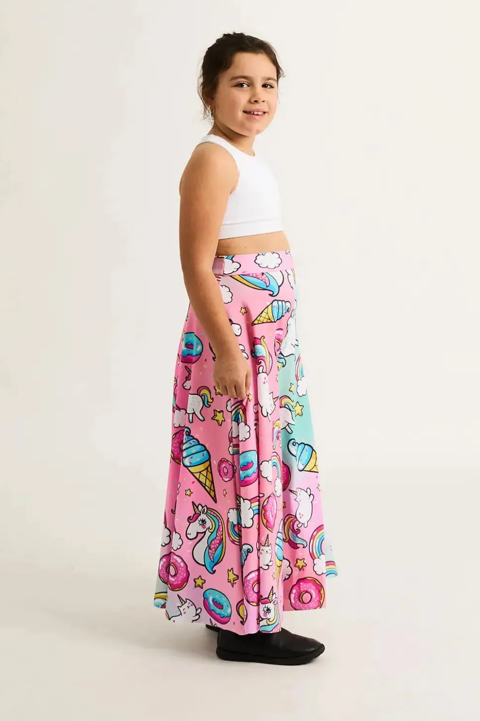 Silky Kids Palazzo Pant - Unicorn