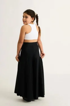 Silky Kids Palazzo Pant - Black