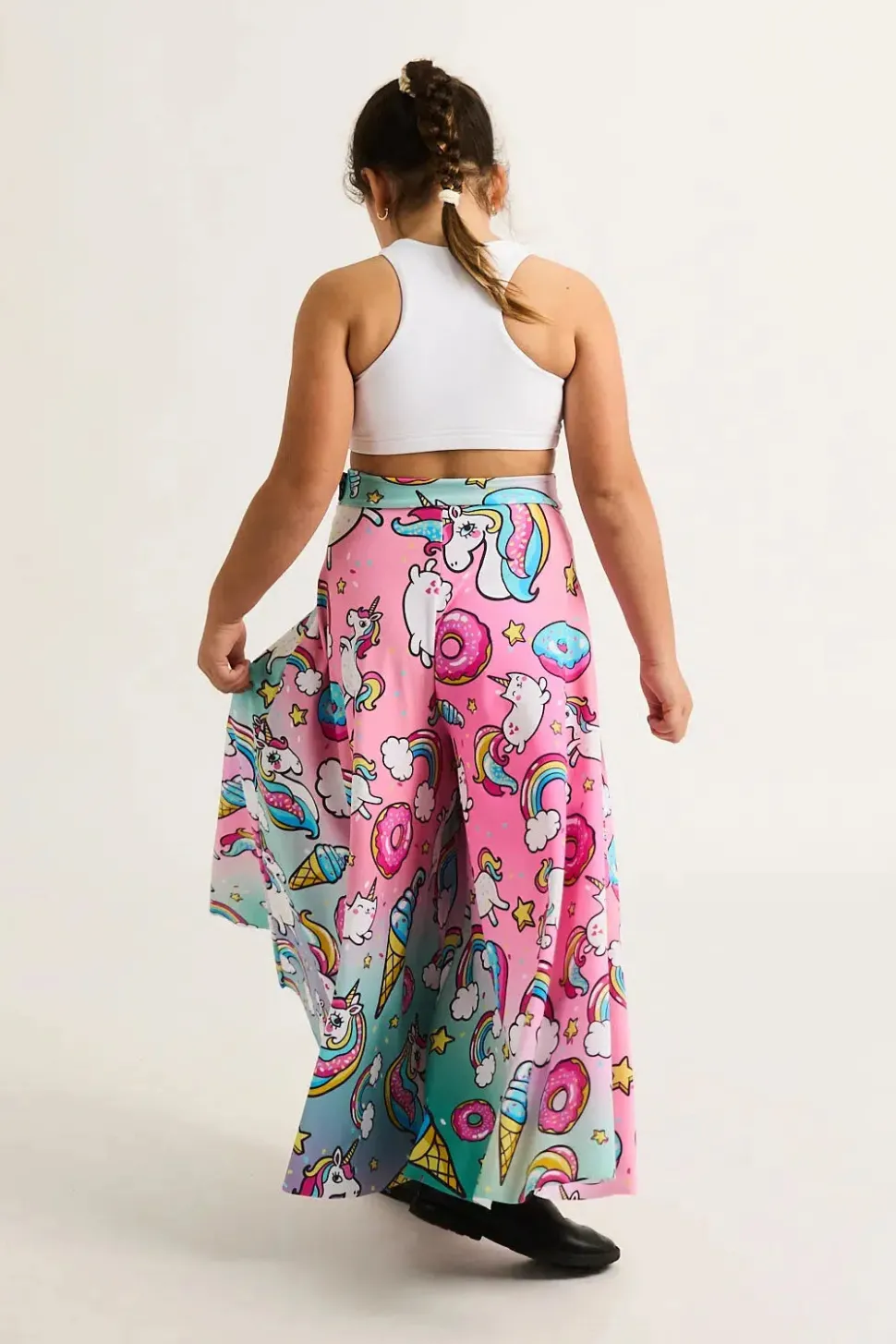 Silky Kids Palazzo Pant - Unicorn