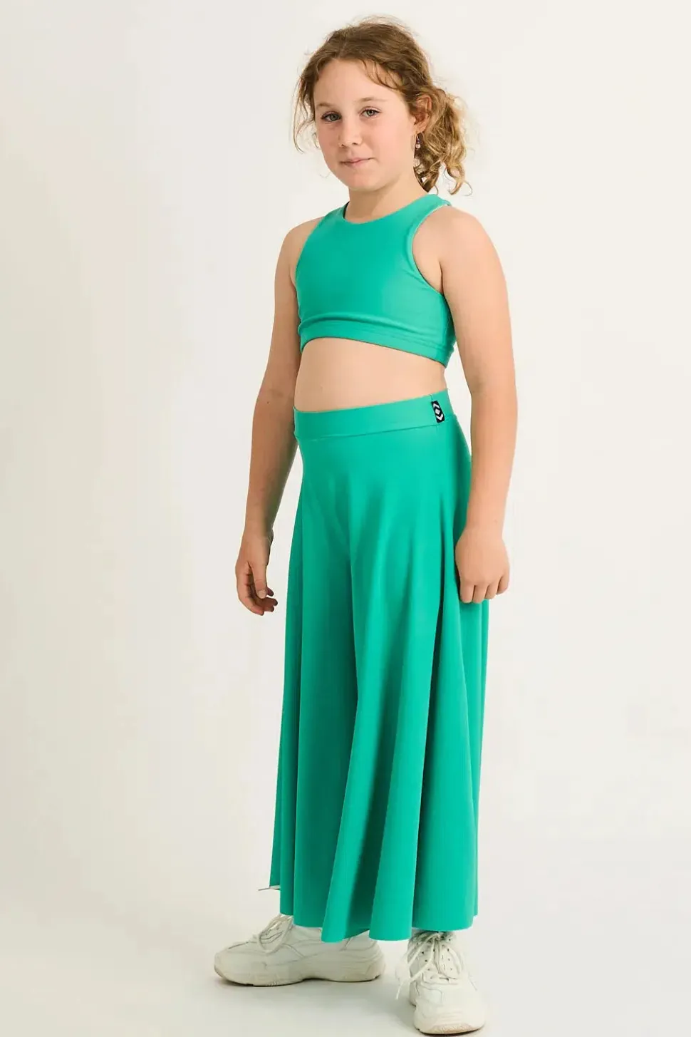 Silky Kids Palazzo Pant - Jade