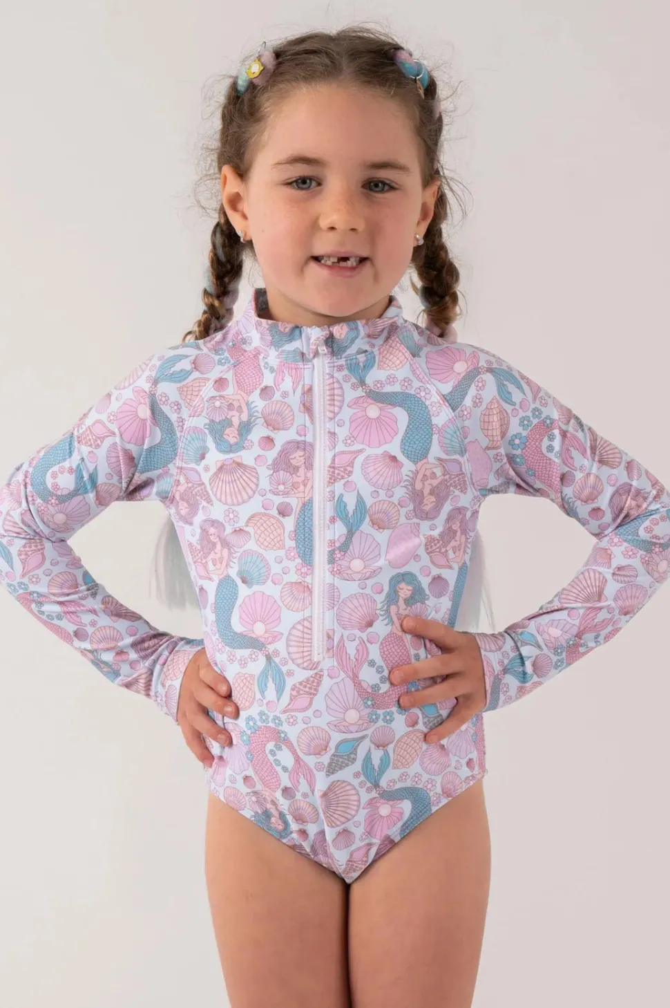 Silky Kids Surfsuit - Mermaidia