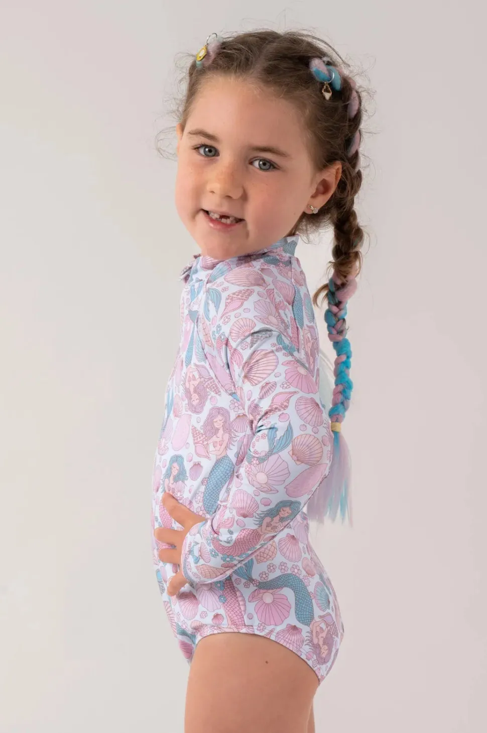 Silky Kids Surfsuit - Mermaidia