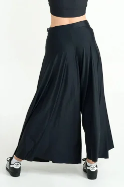 Silky Palazzo Pant - Black