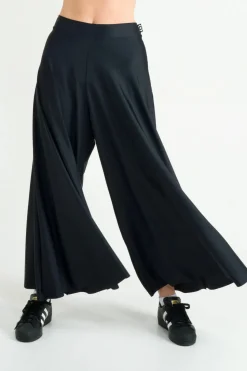 Silky Palazzo Pant - Black