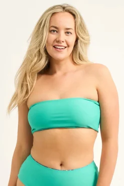 Silky Reversible Bandeau Bikini Top - Mermaid Mafia