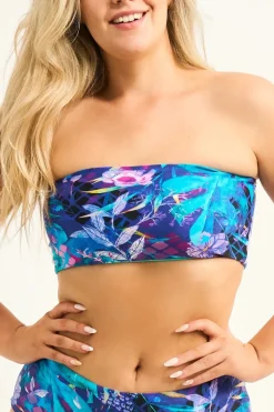 Silky Reversible Bandeau Bikini Top - Mermaid Mafia