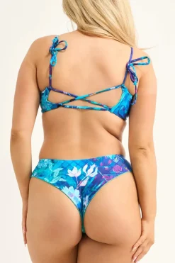 Silky Reversible Bralette Bikini Top - Mermaid Mafia
