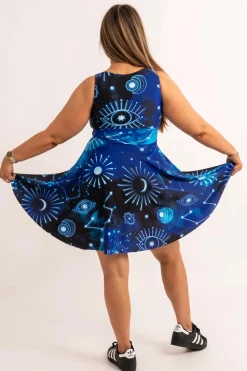 Silky Reversible Comfort Crop Mini Dress - Imagine Nation