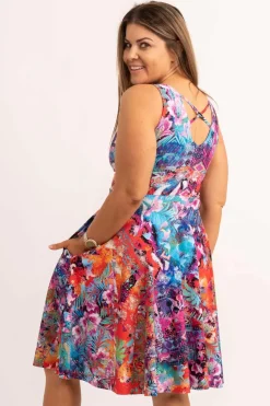 Silky Reversible Comfort Crop Midi Dress W/Pockets - Believe The Hype