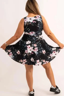 Silky Reversible Comfort Crop Mini Dress - Exotic At Heart