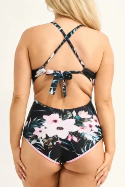 Silky Reversible Deep V One Piece W/ Extra Coverage Bottoms - Exotic At Heart