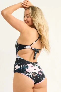 Silky Reversible Deep V One Piece W/ Extra Coverage Bottoms - Exotic At Heart