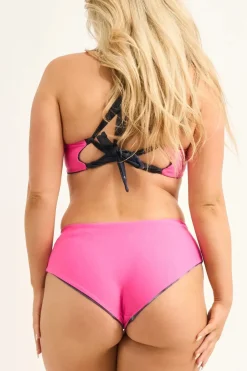 Silky Reversible Full Coverage Brief Bikini Bottoms - Dark And Moody