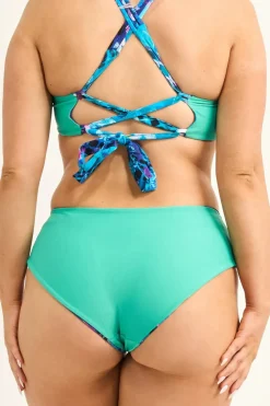 Silky Reversible Full Coverage Brief Bikini Bottoms - Mermaid Mafia