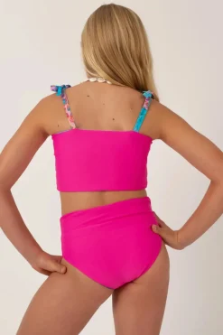 Silky Reversible Kids Bikini Bottom - Mermaid Jag