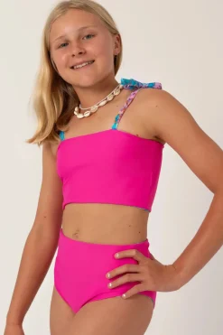 Silky Reversible Kids Bikini Bottom - Mermaid Jag