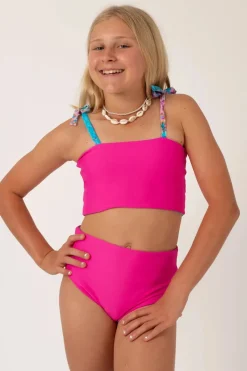 Silky Reversible Kids Bikini Bottom - Mermaid Jag