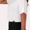 Slinky To Touch Cropped Tee - White