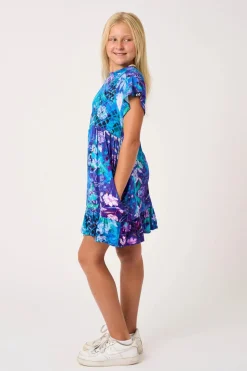 Slinky To Touch Kids Baby Doll Tiered Mini Dress - Mermaid Mafia