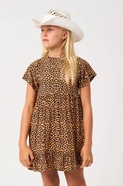 Slinky To Touch Kids Baby Doll Tiered Mini Dress - Teeni Jag